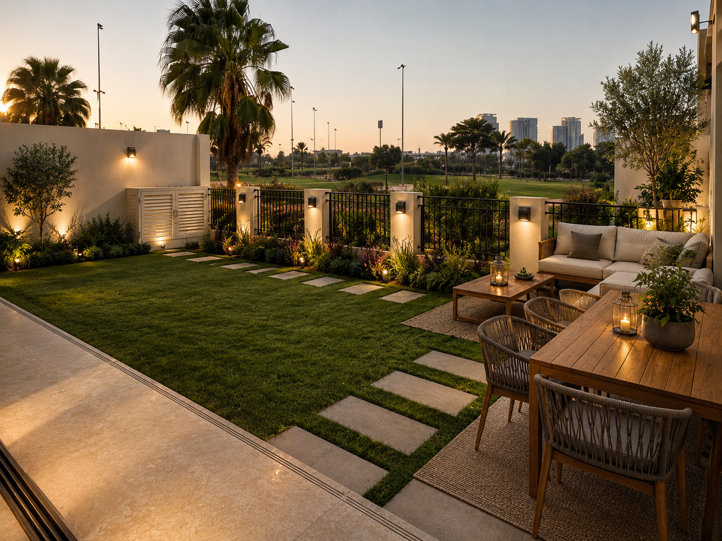 Concept rendering — Garden at The Golf House